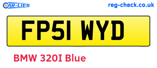 FP51WYD are the vehicle registration plates.