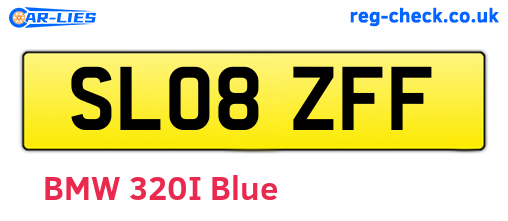 SL08ZFF are the vehicle registration plates.