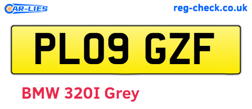 PL09GZF are the vehicle registration plates.