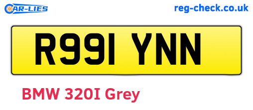 R991YNN are the vehicle registration plates.