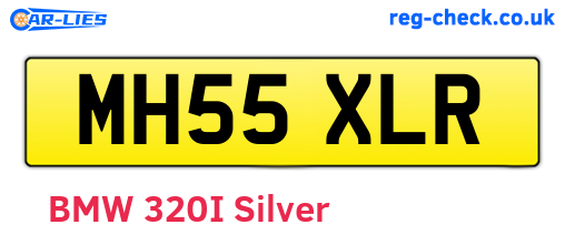 MH55XLR are the vehicle registration plates.