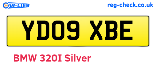 YD09XBE are the vehicle registration plates.