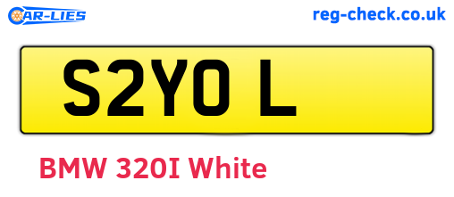 S2YOL are the vehicle registration plates.