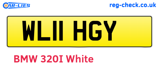 WL11HGY are the vehicle registration plates.