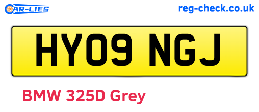 HY09NGJ are the vehicle registration plates.