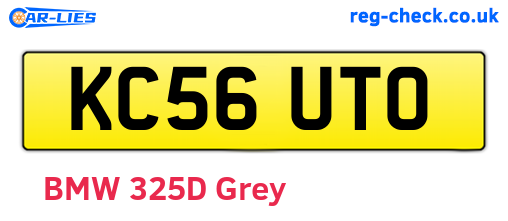 KC56UTO are the vehicle registration plates.