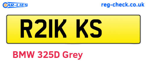 R21KKS are the vehicle registration plates.