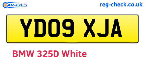 YD09XJA are the vehicle registration plates.