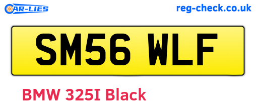 SM56WLF are the vehicle registration plates.