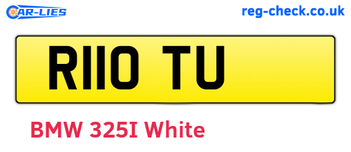 R11OTU are the vehicle registration plates.