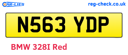 N563YDP are the vehicle registration plates.