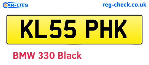 KL55PHK are the vehicle registration plates.
