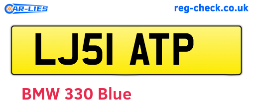 LJ51ATP are the vehicle registration plates.
