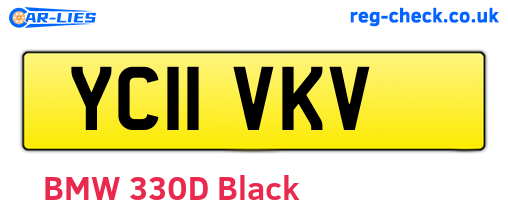 YC11VKV are the vehicle registration plates.