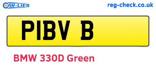 P1BVB are the vehicle registration plates.