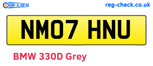 NM07HNU are the vehicle registration plates.