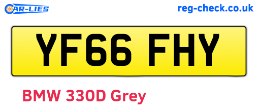 YF66FHY are the vehicle registration plates.