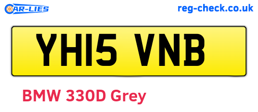 YH15VNB are the vehicle registration plates.