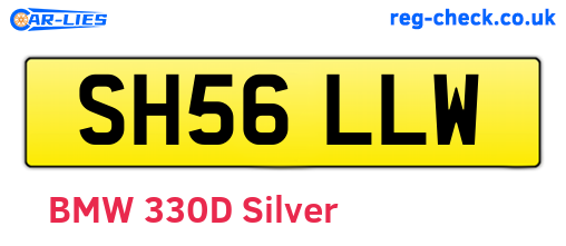 SH56LLW are the vehicle registration plates.