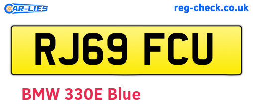 RJ69FCU are the vehicle registration plates.
