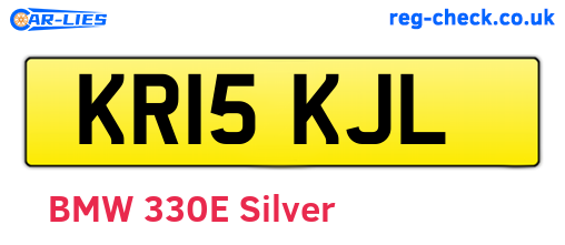 KR15KJL are the vehicle registration plates.
