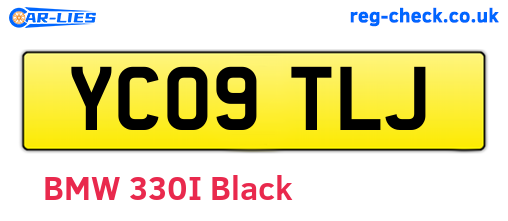 YC09TLJ are the vehicle registration plates.