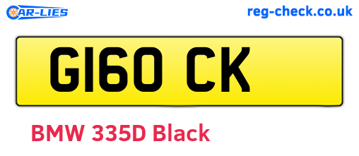 G16OCK are the vehicle registration plates.