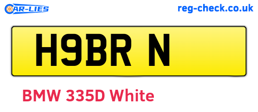 H9BRN are the vehicle registration plates.