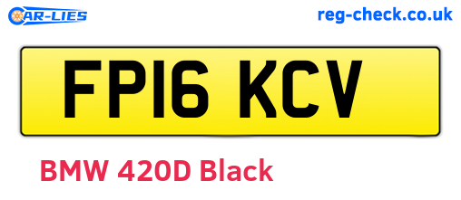 FP16KCV are the vehicle registration plates.
