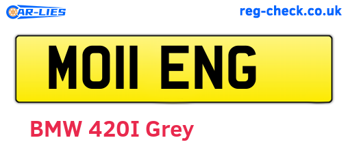 MO11ENG are the vehicle registration plates.