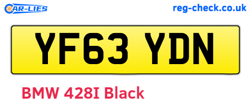 YF63YDN are the vehicle registration plates.
