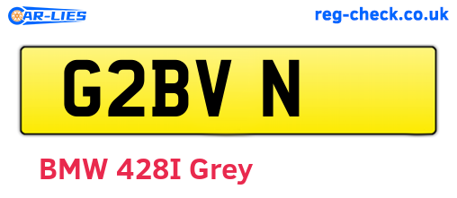 G2BVN are the vehicle registration plates.