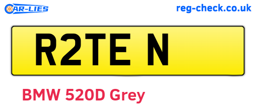 R2TEN are the vehicle registration plates.