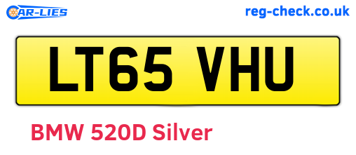 LT65VHU are the vehicle registration plates.