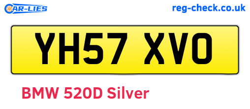 YH57XVO are the vehicle registration plates.