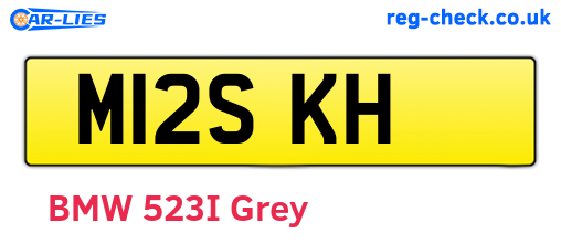M12SKH are the vehicle registration plates.