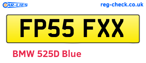 FP55FXX are the vehicle registration plates.