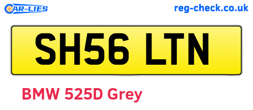SH56LTN are the vehicle registration plates.