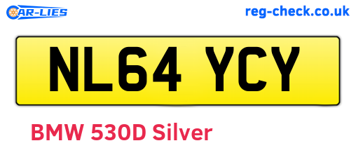 NL64YCY are the vehicle registration plates.