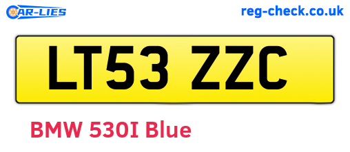 LT53ZZC are the vehicle registration plates.