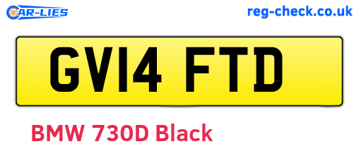 GV14FTD are the vehicle registration plates.
