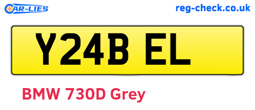 Y24BEL are the vehicle registration plates.