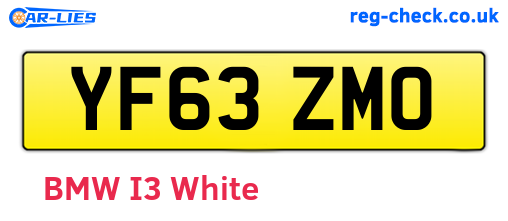 YF63ZMO are the vehicle registration plates.