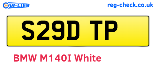 S29DTP are the vehicle registration plates.