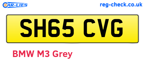 SH65CVG are the vehicle registration plates.