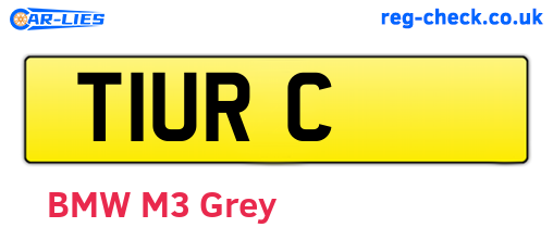 T1URC are the vehicle registration plates.
