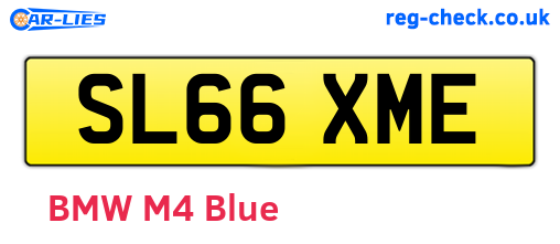 SL66XME are the vehicle registration plates.