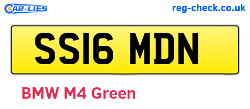 SS16MDN are the vehicle registration plates.
