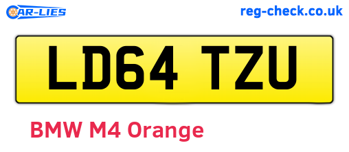 LD64TZU are the vehicle registration plates.