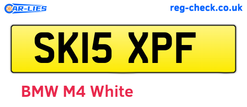 SK15XPF are the vehicle registration plates.